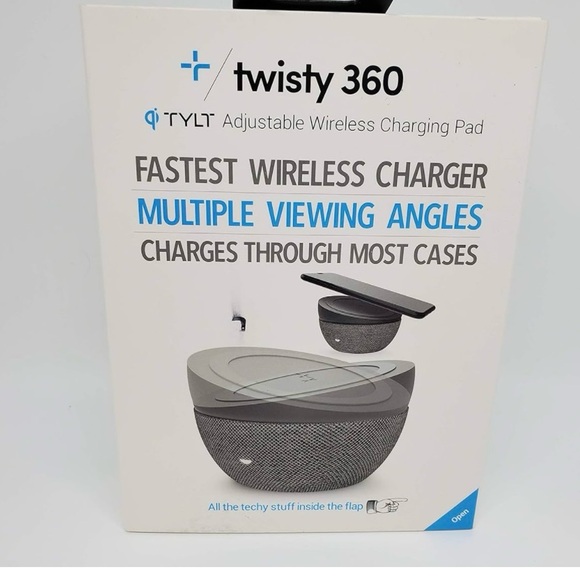 TYLT TWISTY 360 WIRLESS CHARGER - FOR IPHONES AND SAMSUNG DEVICES - Picture 4 of 5